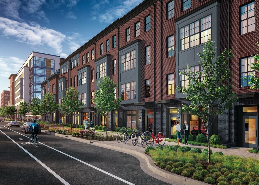 New Elevator Townhomes by EYA in Reston, VA